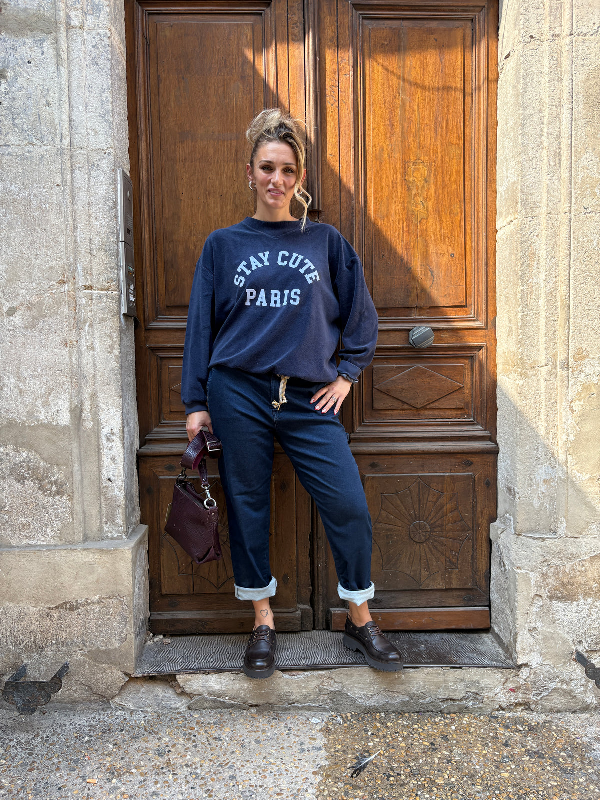 Sweat bleu