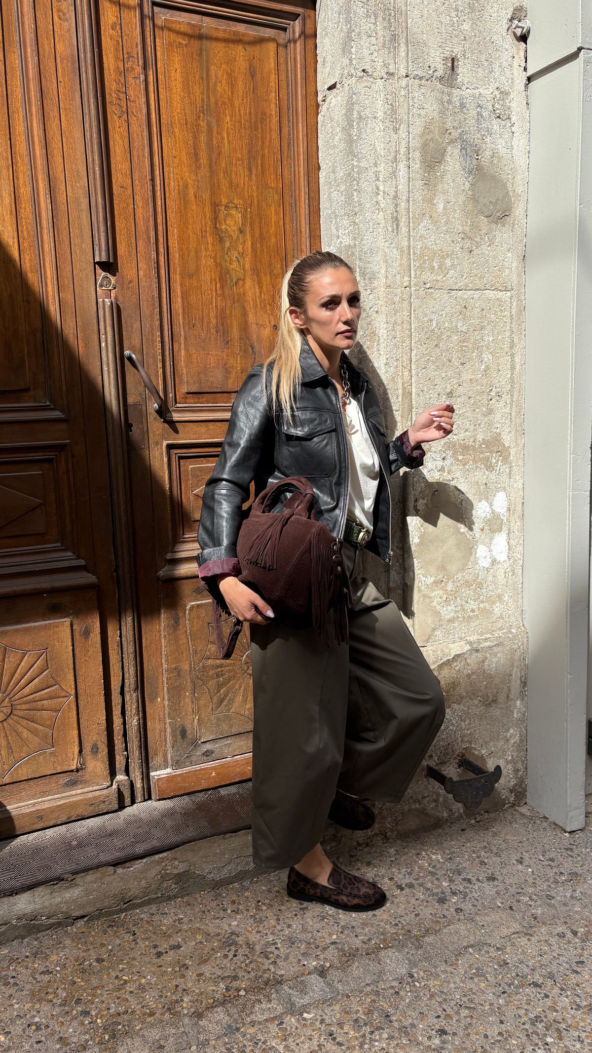 Veste aviateur Jean Blue